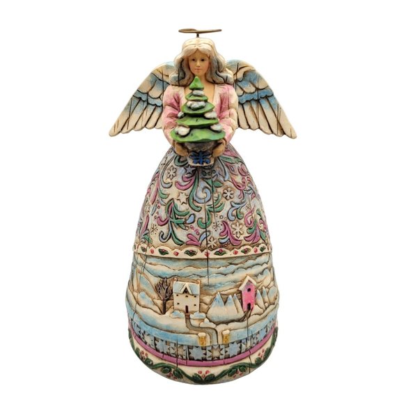 Jim Shore Landscape Sleeps Angel Heartwood Creek Small Figurine - Picture 1 of 6